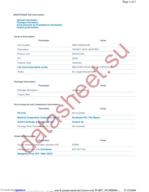 M68TC08GZFA48 datasheet  