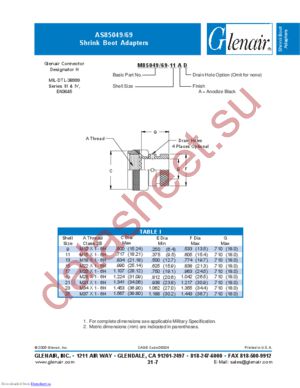 M85049/69-13A datasheet  