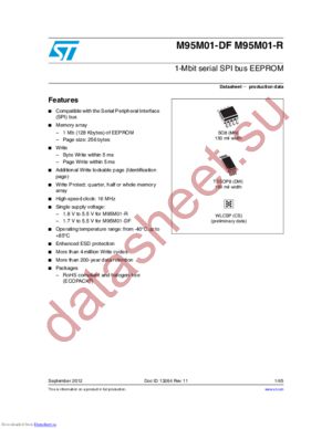 M95M01-DFDW6TP datasheet  