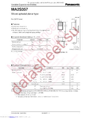 MA2S35700L datasheet  