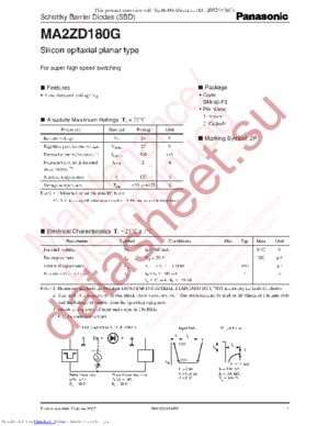 MA2ZD180GL datasheet  