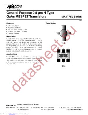 MA4TF5000 datasheet  