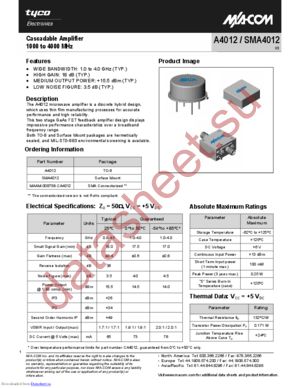 MAAM-008738-CA4012 datasheet  