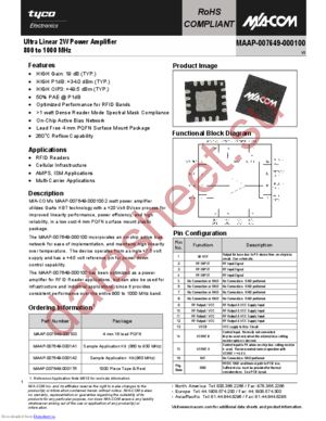 MAAP-007649-000100 datasheet  