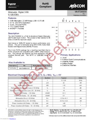 MAAT-000004-SMB003 datasheet  