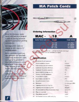 MAC-18O datasheet  