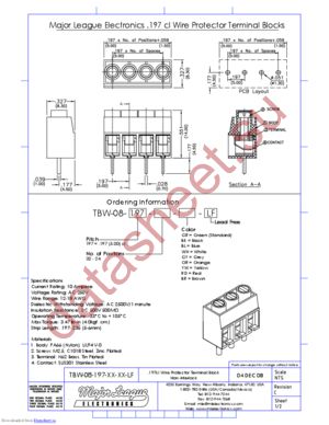 TBW-08-197 datasheet  