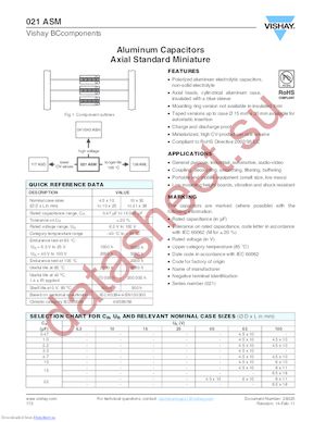 2222 021 15152 datasheet  