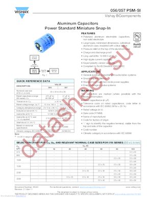 MAL205778151E3 datasheet  