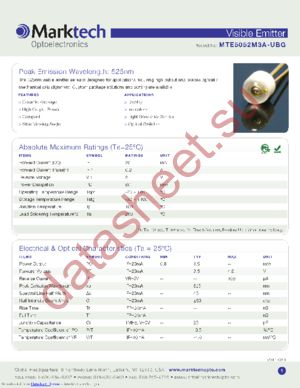 MTE5052M3A-UBG datasheet  