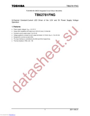 TB62781FNG datasheet  