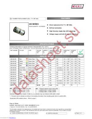 236-038-98 datasheet  