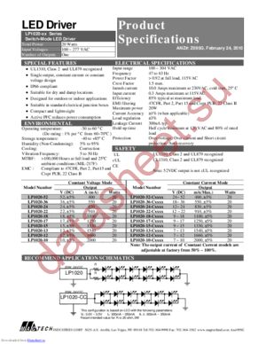 LP1020-52 datasheet  