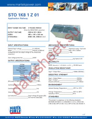 STO1K81Z01 datasheet  