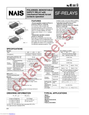 SF2-DC24V datasheet  