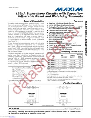 MAX16059ATT28+T datasheet  