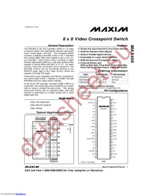MAX456CQH+D datasheet  