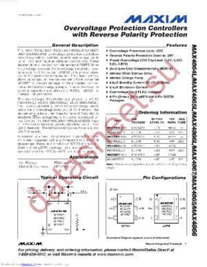 MAX4866 datasheet  