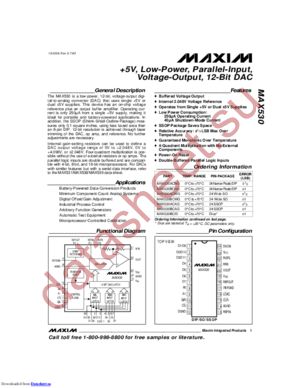 MAX530BC-D datasheet  