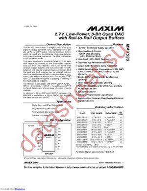 MAX533BC-D datasheet  