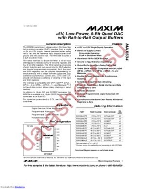 MAX534BC-D datasheet  