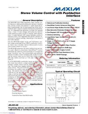 MAX5486 datasheet  