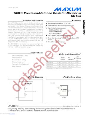 MAX5490MA02000+T datasheet  