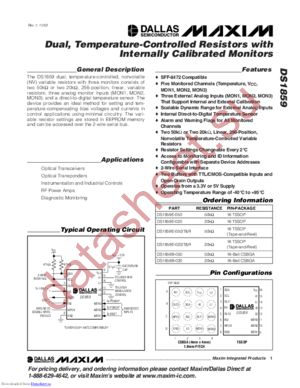 DS1859E-020/R datasheet  