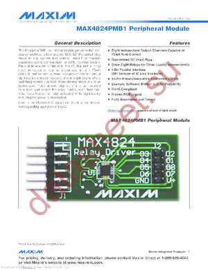 MAX4824PMB1# datasheet  