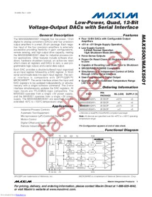 MAX5501B datasheet  