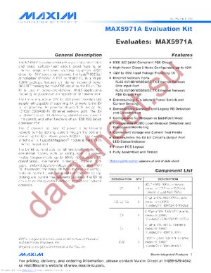 MAX5971AEVKIT datasheet  