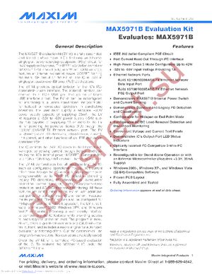 MAX5971BEVKIT+ datasheet  