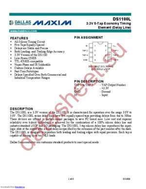 DS1100LU-150T-R datasheet  