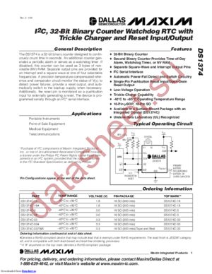 DS1374C-18- datasheet  