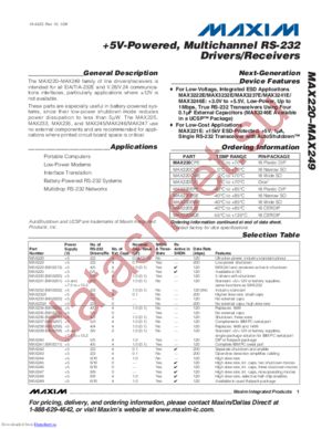 MAX232ESET datasheet  