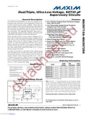 MAX6715A datasheet  