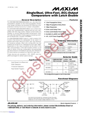 MAX9692ESET datasheet  