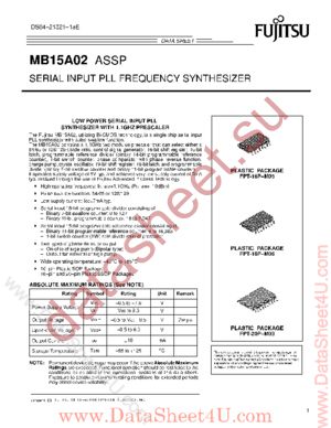 MB15A02 datasheet  