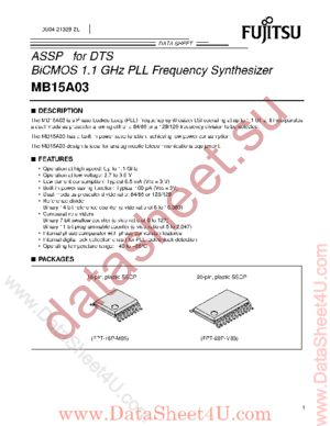 MB15A03 datasheet  