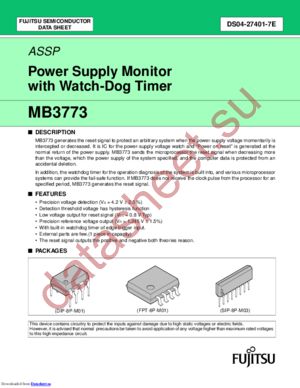 MB3773PF datasheet  