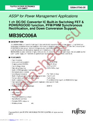 MB39C006AEVB-06 datasheet  