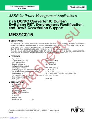 MB39C015 datasheet  