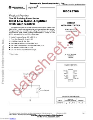 MBC13706ADMR2 datasheet  