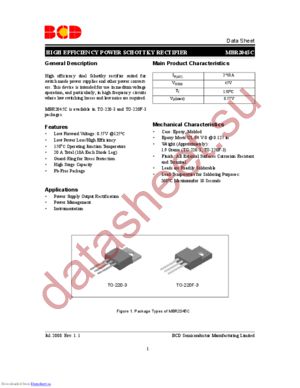 MBR2045CTF-E1 datasheet  