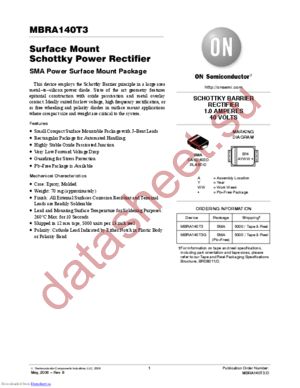 MBRS140L datasheet  