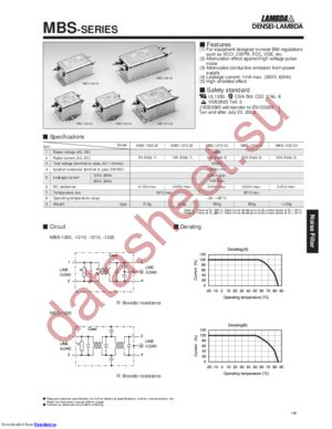 MBS-1210-22 datasheet  