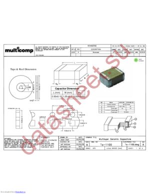 MC0805N390J500CT datasheet  