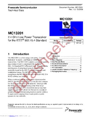 MC13201 datasheet  