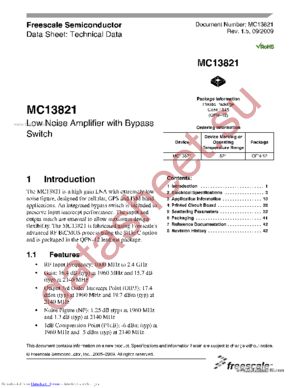 MC13821 datasheet  