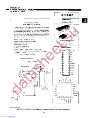 mc14442 datasheet  